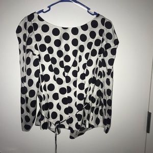 Zara polka dots top (M)